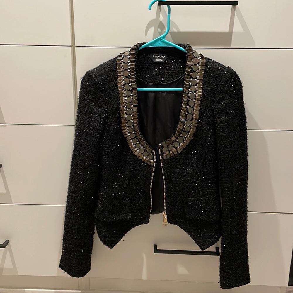 Bebe black jacket